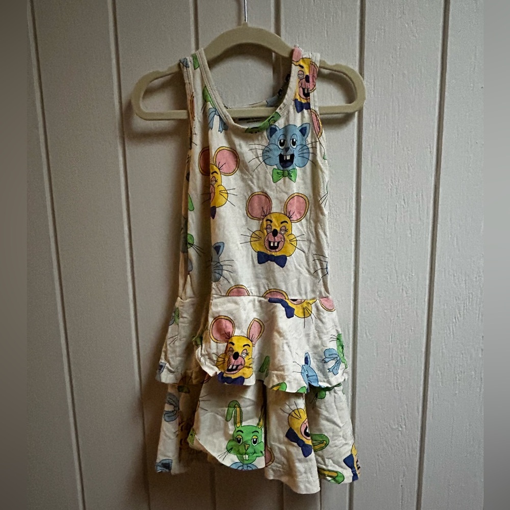 Mini Rodini Bunny Rabbit Print Dress